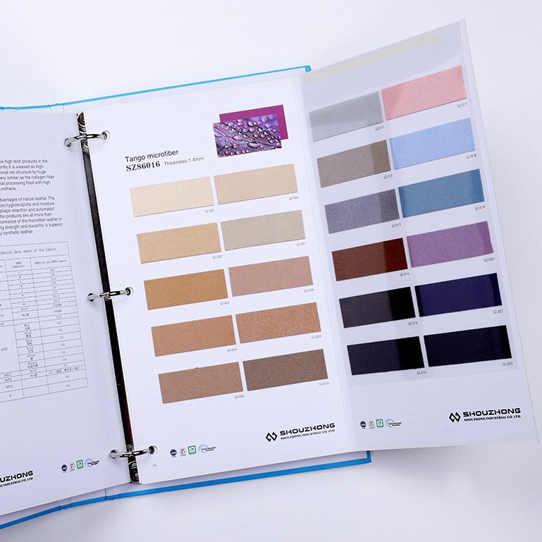 Custom Swatch Folders/binders Detail