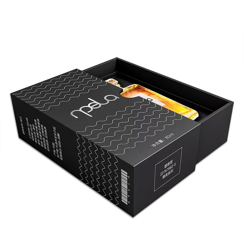 Custom Perfume Box, Sliding Drawer Packaging Box, Luxury Cosmetic Packaging Container