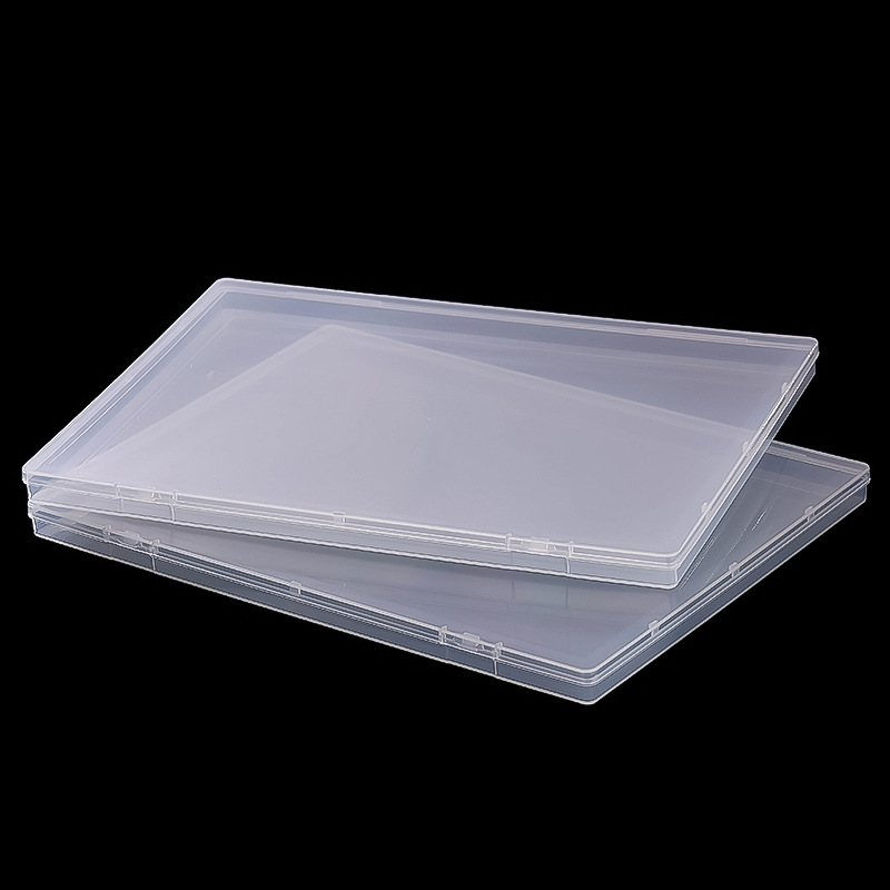Rectangular Transparent PP Plastic Box, Sample Display Storage Case, and Clear Organizer Box for Small Parts and Accessories